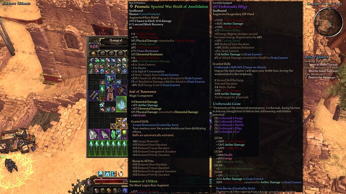 spectral war shield Leveling