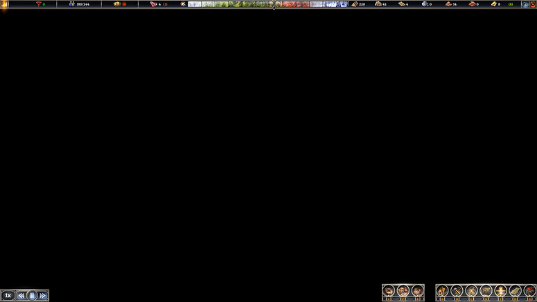 Loaded Game shows black screen with bar at top V.0.7.4 - Bug Reporting ...