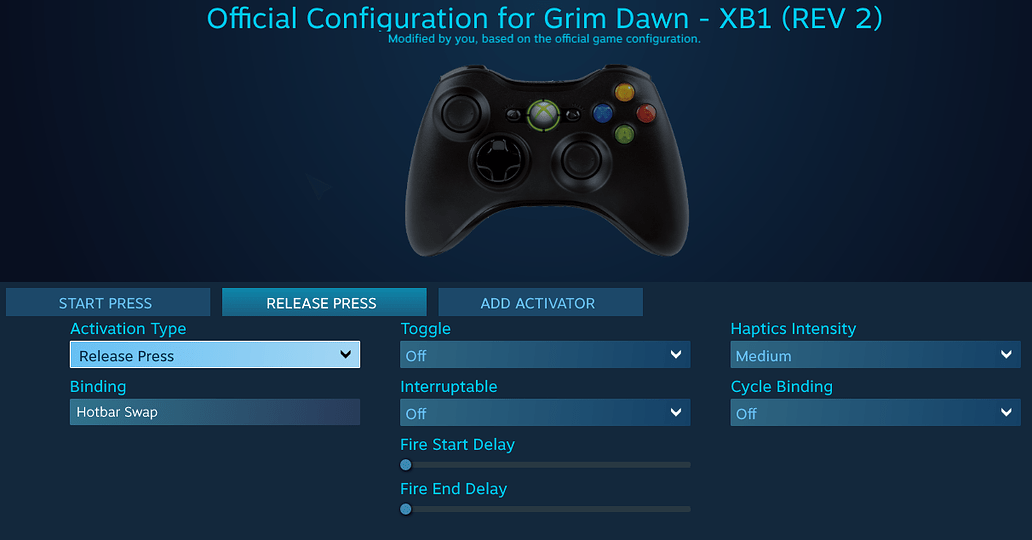 kerbal space program xbox one controller layout