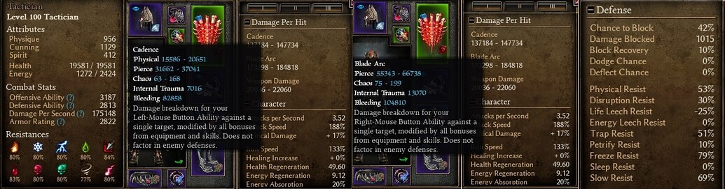 [1.1.9.6] S&B Cadence + CD Blade Arc Bleeding Goredrinker Tactician ...