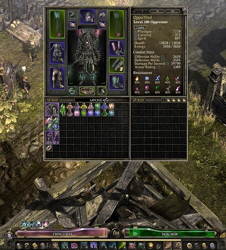 Grim Dawn Oppressor OppriVital Character Pg 1