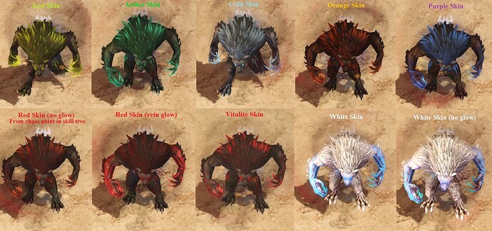 Werewolf Skins