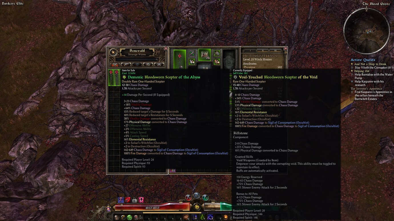 [1.2.0.3][HC] Chaos Shadow Strike Witch Hunter: DW Bloodlord’s Blade ...