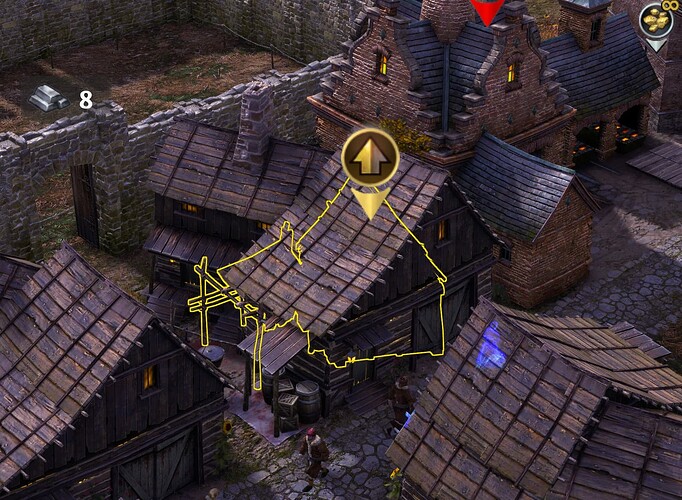 Overlapping building hunter cabin over shelter