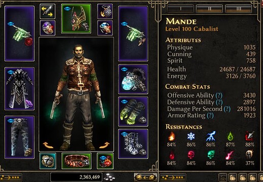 Grim Dawn cabalist