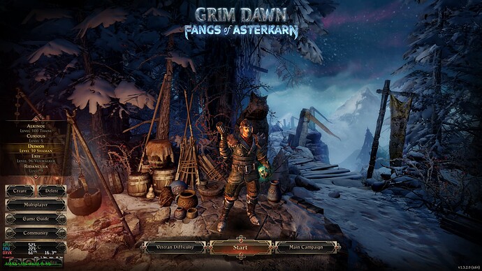 main screen