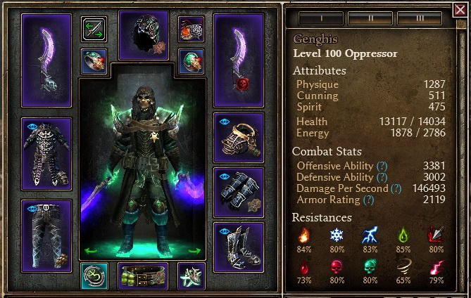 grim dawn oppressor build