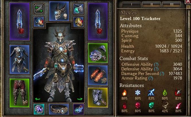 trickster builds