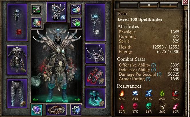 grim dawn spellbinder build