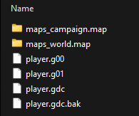 save folder after step 2.