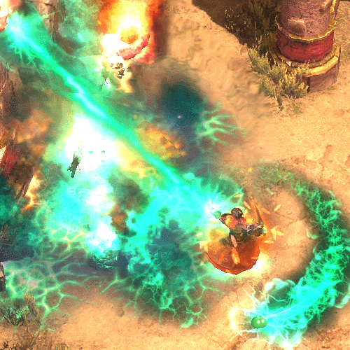 Aetherfire Ray In-game