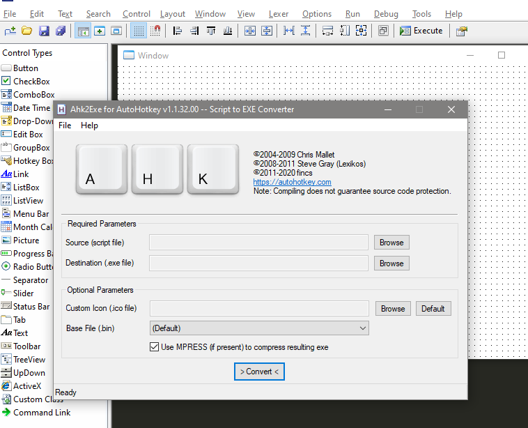 AutoGUI - Script Editor, GUI Designer, Debugger and Tools - AutoHotkey  Community