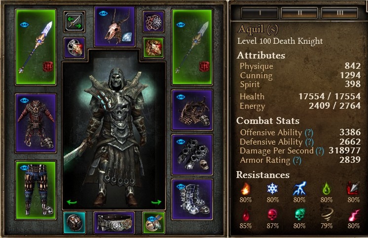 fane death knight build