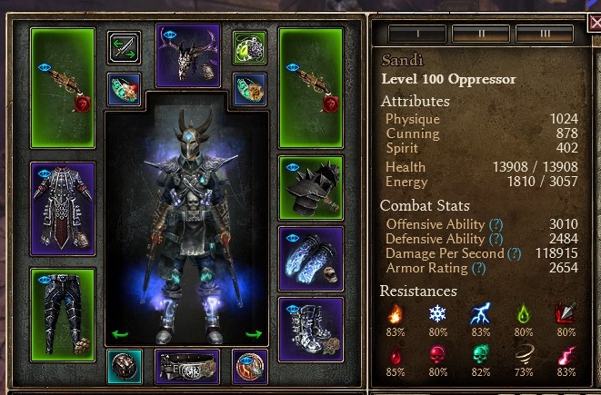 grim dawn oppressor build