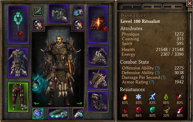 grim dawn best tank