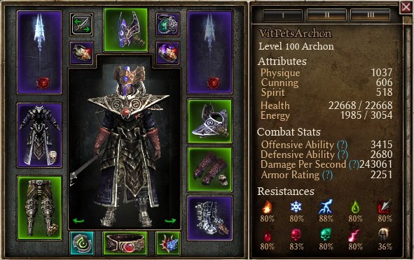 22. Player based vitality archon