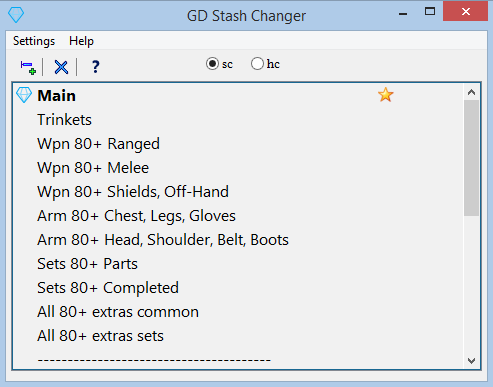 gd stash import database