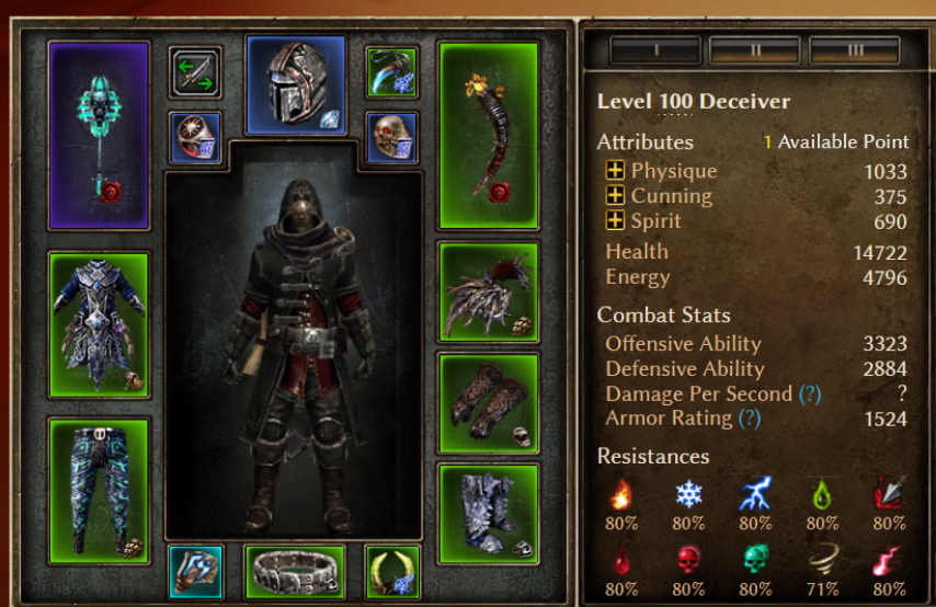 grim dawn deceiver build