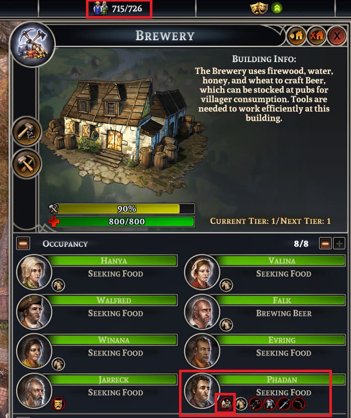Incorrect status icons on vilalgers bug reporting crate