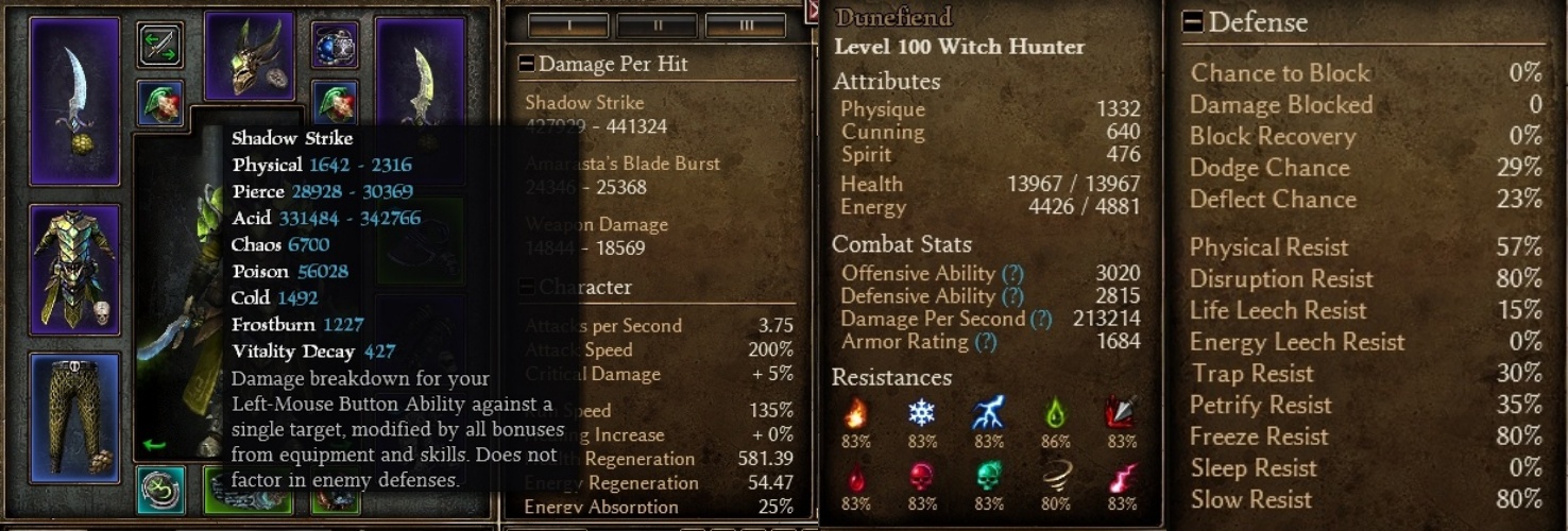 1.1.9.5-1.2.0.2] Beginner's Acid Shadow Strike Witch Hunter Guide -  Classes, Skills and Builds - Crate Entertainment Forum