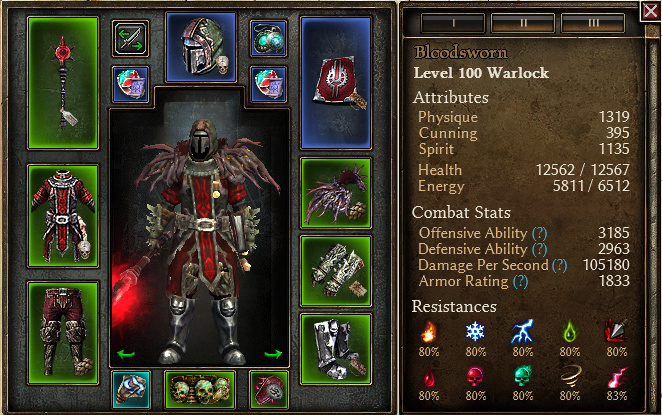 grim dawn black heart of the void