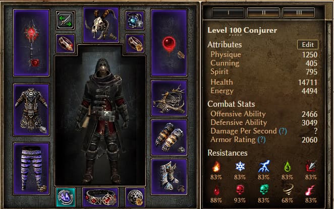 grim dawn calculator