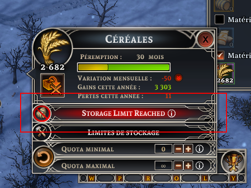 Storage Limit Untranslated