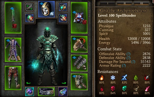 grim dawn barrowholm faction items