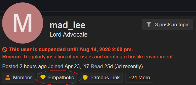 Got banned from steam community forums lol