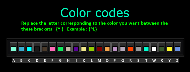 Color codes