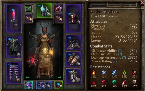 9. Chaos skeletons caba