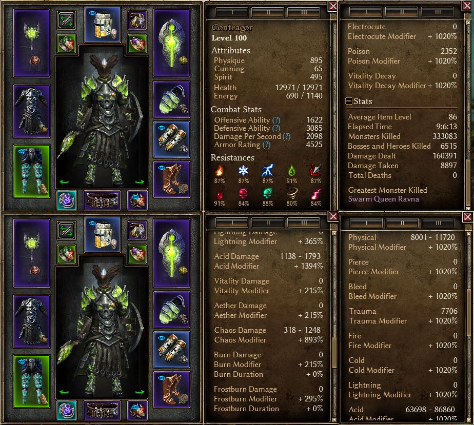 grim dawn the attendant choices